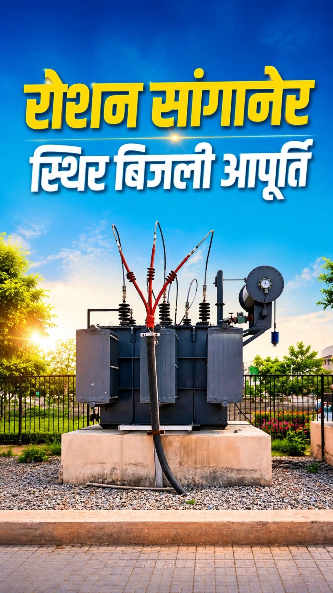 रोशन सांगानेर स्थिर बिजली आपूर्ति